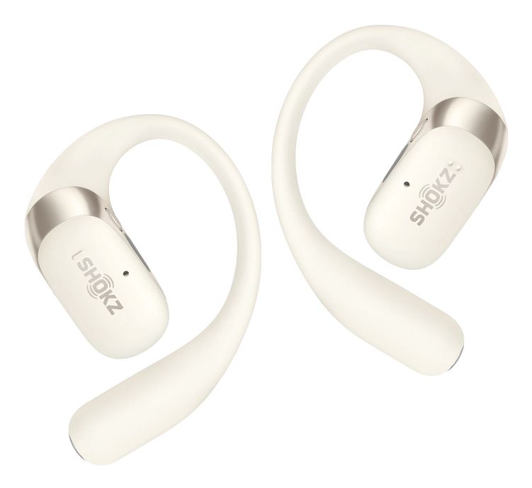 Shokz OpenFit 2 - Draadloze Oorhaak Oordopjes - Beige