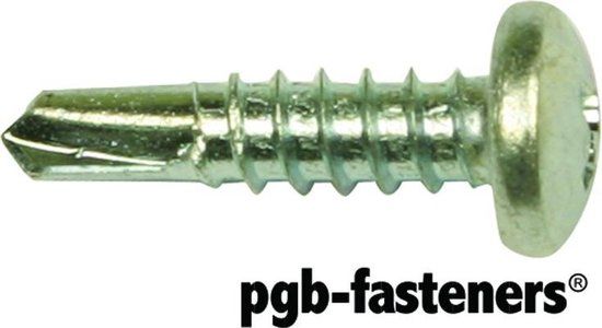 pgb-Europe PGB Zelfborende schroef verzinkt half bolkop 3,5x25 mm