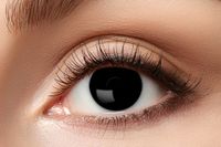 Eyecatcher Faram Zwarte kleurlenzen - Black Witch - Gekleurde heks weeklenzen - Halloween contactlenzen zwart - Halloween lenzen