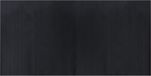vidaXL - Vloerkleed - rechthoekig - 100x200 cm - bamboe - zwart