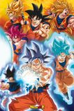 ABYstyle Your Decoration B.V. Poster Dragon Ball - Super Gokus transformations 61x91,5cm
