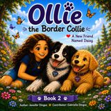 Ollie the Border Collie: A New Friend Named Daisy: A Heartwarming Children's Picture Book About Friendship, Kindness, Teamwork, and Welcoming New Friends