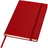 Merkloos Rood notitie boek gelinieerd A5 formaat