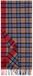 Roeckl Sjaal Stripe Tartan 40x180 Taupe / Bleu
