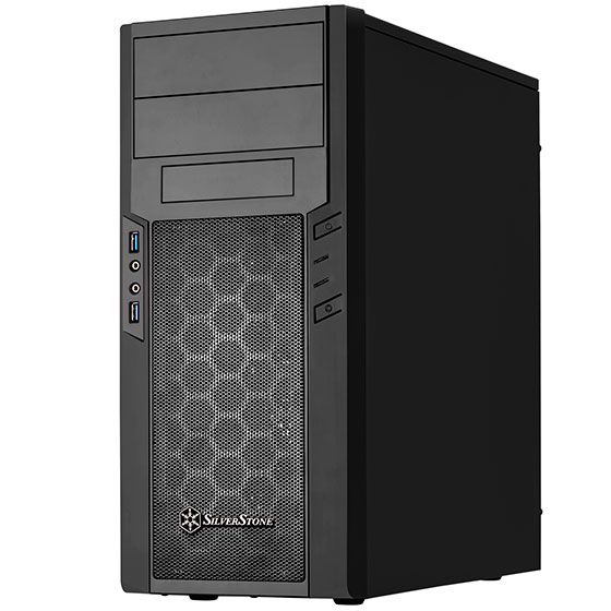 Silverstone PS13 - Computerbehuizing - Zwart