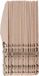 Esschert Design Messen - hout - 20x - kruidenopdruk - 16 cm - BBQ/Verjaardag/Camping/Party