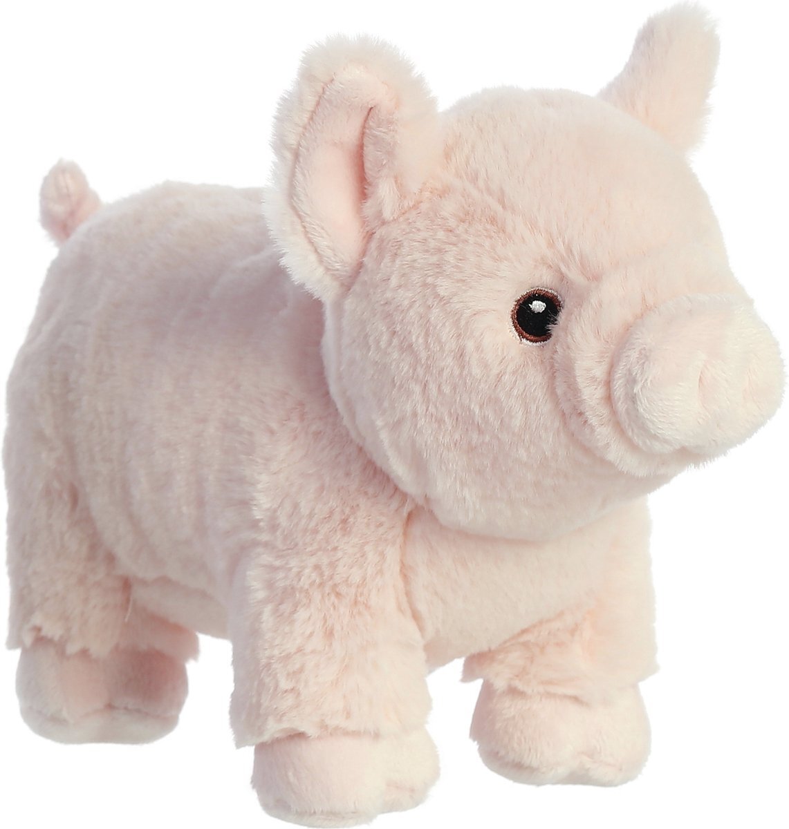 Aurora Pluche dieren knuffels varken/biggetje van 24 cm - Knuffeldieren varkens speelgoed