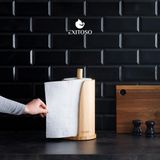 Exitoso Keukenrolhouder Bamboe Rolhouder staand