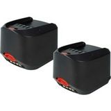Bosch Vhbw 2x Batterie Compatible Avec Citymower 18, Easygrasscut 18, Easygrasscut 18-230 Outil Électrique Et De Jardin (5000 mAh, Li-ion, 18 V)
