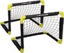 Dunlop Voetbaldoel - Set van 2 - Opvouwbaar - Zwart/Geel - 55x44x44 cm