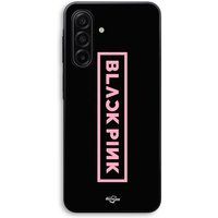 Blackpink Hoesje voor Samsung Galaxy A57 Blackpink VIP-tickets Blackpink-logo Zwarte voorkant Maniacase