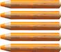 STABILO Woody 3 in 1 Kleurpotlood - Oranje - 5 Stuks