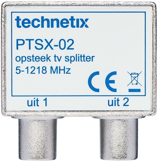 Technetix IEC opsteek splitter TV 9