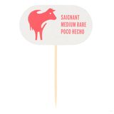 Garcia de Pou Picksteak Medium Zeldzaam, Karton, Wit, 30 x 30 x 30 cm