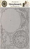 Stamperia International Greyboard-Alice Klok, Diverse, A4