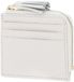 COCCINELLE Leren Kaarthoes Tassel Credit Card Holder Blanco Crème