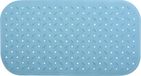MSV Antislip Badmat – Douchemat met Afvoergat voor Bad en Douche – Badkamermat Antislip voor Kinderen en Volwassenen – Turquoise – Rubber – 36 x 76 cm
