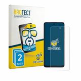 BROTECT - Screenprotector voor Huawei Nova Y74 - Folie Beschermfolie transparant 2 Stuks