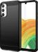 Hurtel Carbon - Case - hoesje voor Samsung Galaxy A34 5G flexibele siliconen carbon cover zwart