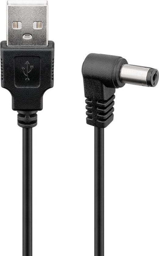 Goobay USB-DC-kabel 5,5 x 2,5 mm - 0,5 m