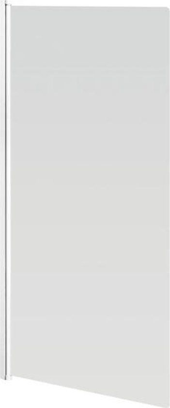 Nemo Go Megalo Badwand - 750x1300mm - 1-delig - Wit - 4mm - Draaibaar - Helder Glas