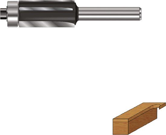 Rotec HM Kantenfrees Z3 ø12,7x12,7 mm S8