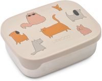 Liewood Arthur Boîte à lunch imprimée Chats et chiens / Sable 900 ml