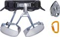 Petzl Corax Kit Set d'escalade Toprope Escalade Taille 1 Gris foncé Polyester