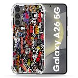 Cokitec Versterkte hoes voor Samsung Galaxy A26 5G muziek rockband
