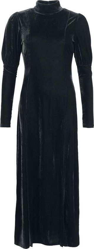 Killstar Nocturne Nights - By The Candlelight Maxi Dress Dames Maxi-jurk - zwart - XS