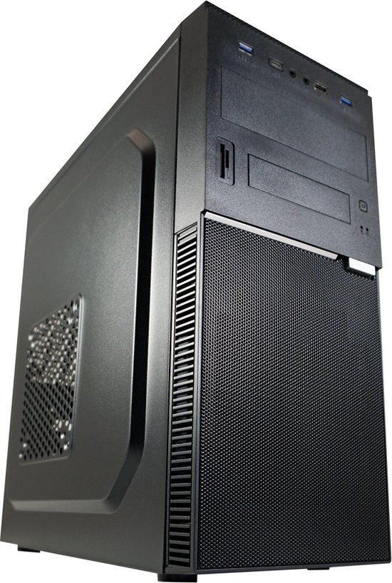 LC Power LC-7041B-ON Midi-tower PC-behuizing Zwart