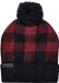Urban Classics Pom Beanie Rood/Zwart One Size