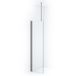 Maxaro Inloopdouche Diamond 60cm 8mm Helder Veiligheidsglas Geborsteld RVS