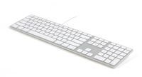 Matias FK318S-DE - Toetsenbord - QWERTY - Zilver