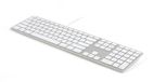 Matias FK318S-DE - Toetsenbord - QWERTY - Zilver
