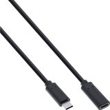 Microconnect USB-C 3.2 Gen 1 Extension Cable, 2m, Black