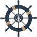 NCD E-Commerce Handel GmbH Wooden Rudder 28cm Dark Blue