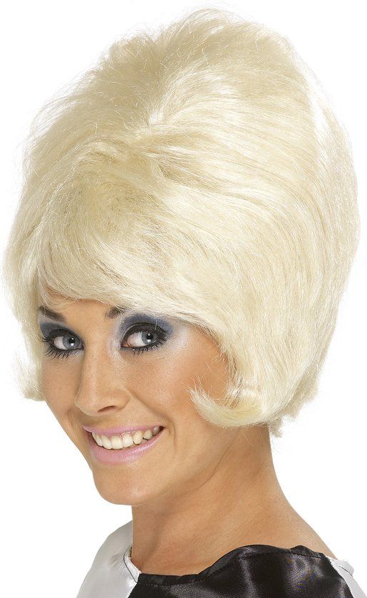 Smiffys Blonde High Women's Wig - Costume Wig - One Size