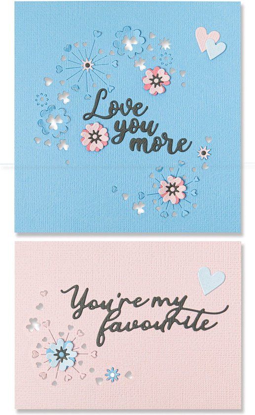 Sizzix Thinlits Die Set Cut-Pop Valentine