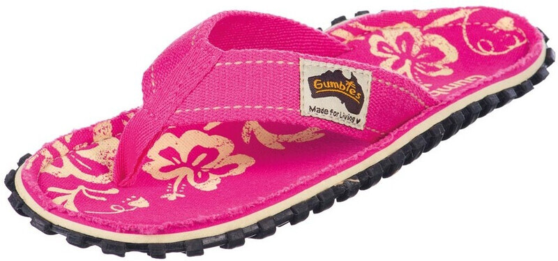 GUMBIES Islander Teenslippers Dames, pink hibiscus 2020 EU 39 Teenslippers