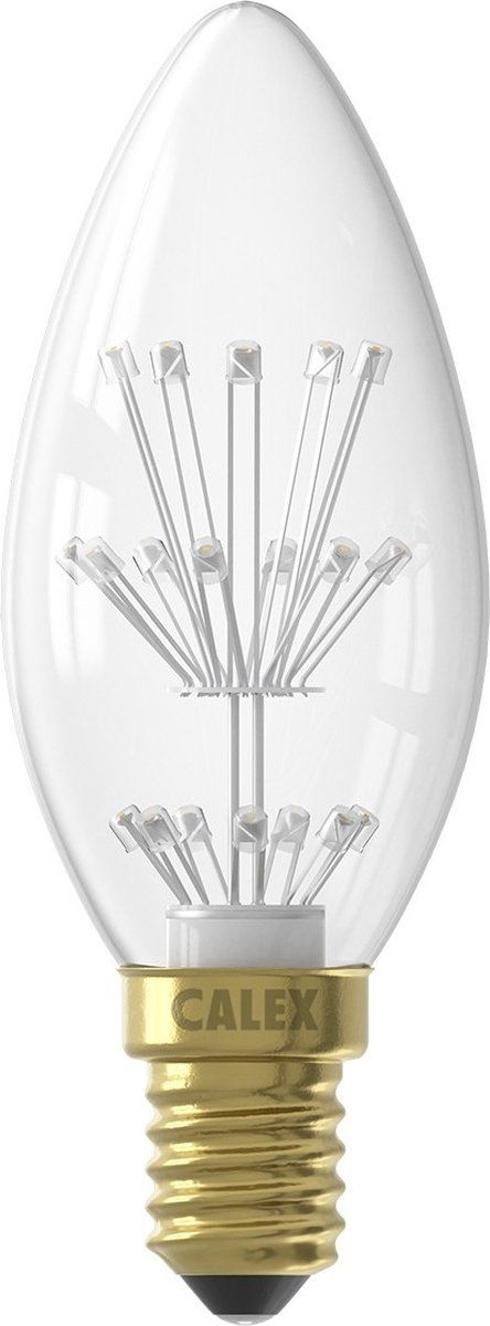 Calex Pearl LED kaars 1W E14 20leds 1800K Niet dimbaar