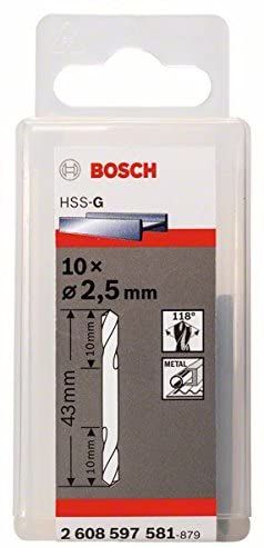 Bosch HSS Drill Bit Set - 10 Pieces