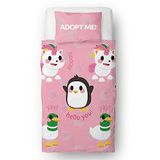 Character World Officiële Adopt Me eenpersoons dekbedovertrekset