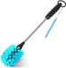 Unyqoos Ensemble de brosses à bouteilles à long manche pour le nettoyage en profondeur des bouteilles et des pailles