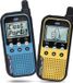 VTECH Kidi Talkie Loopradio, Bleu & Jaune, 6-en-1, portée de 200 mètres