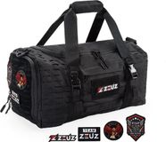 ZEUZ Sporttas Dames & Heren voor Fitness & CrossFit – Sportzak & Sport Tas – Schoudertas – Gym Duffel Bag – Reistas & Weekendtas – 40 Liter - Zwart