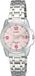 Casio Dameshorloge LTP-1314D-5A Roze Wijzerplaat Staal