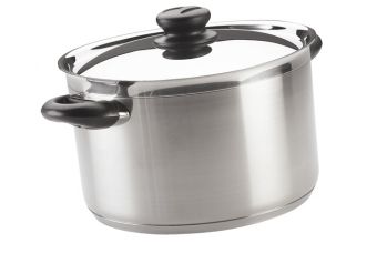 BK Karaat+ Soeppan - 24cm - 6.2L - Zilver