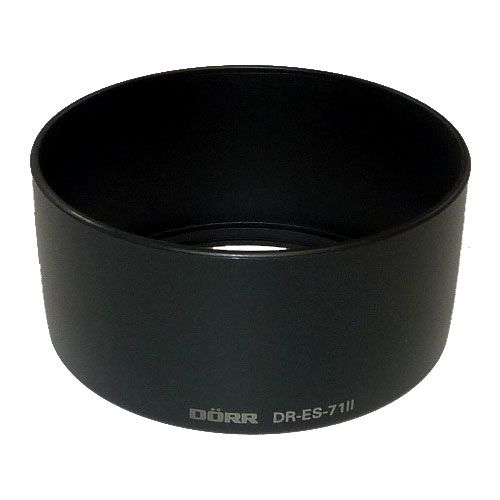 Dörr DR-ES-71II Zwart - Zonnekap - Canon EF 50mm f/1.4 USM - Zwart