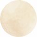 vidaXL Vloerkleed HUARTE Laagpolig Polyester Crème Ø 80 cm